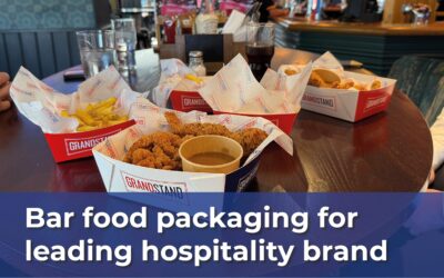 Bar food packaging for leading hospitality brand