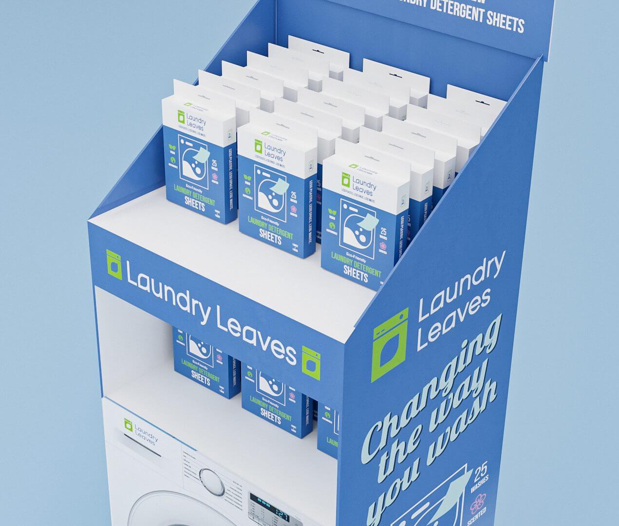laundry leaves boxes close