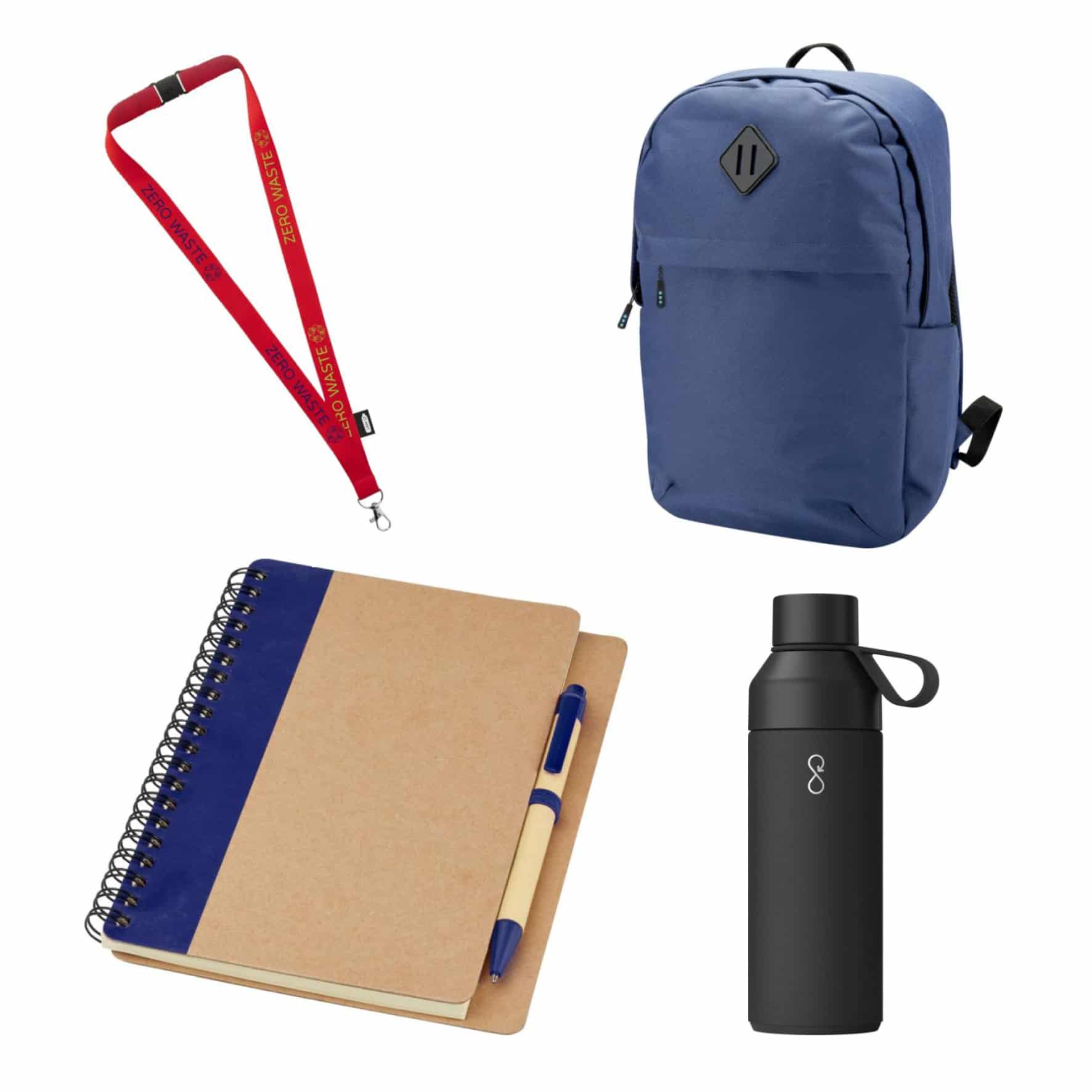 promotional products in a grid of 4